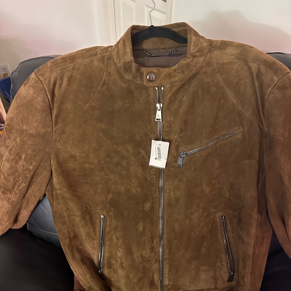 Purple Label Sued brown jacket